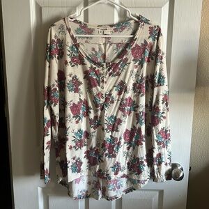 Billabong Floral Long Sleeve